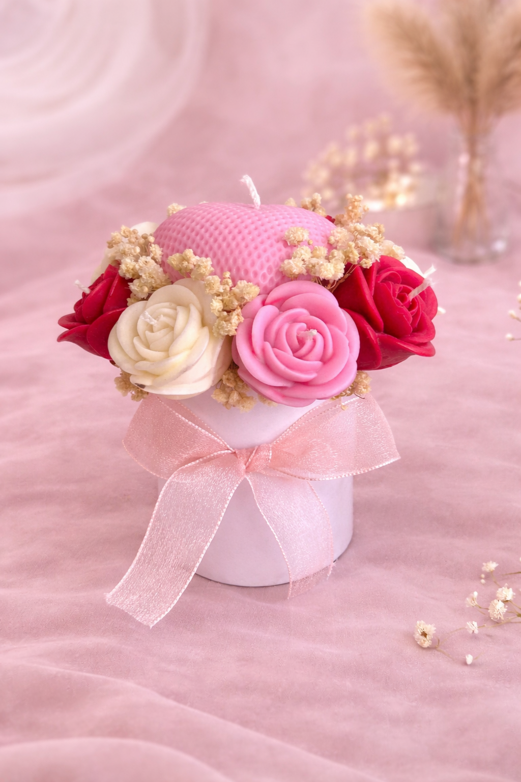 Mini pot bougies - Parfum cerise