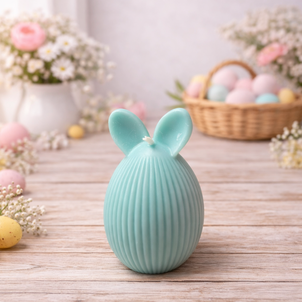 Oeuf de Pâques bleu