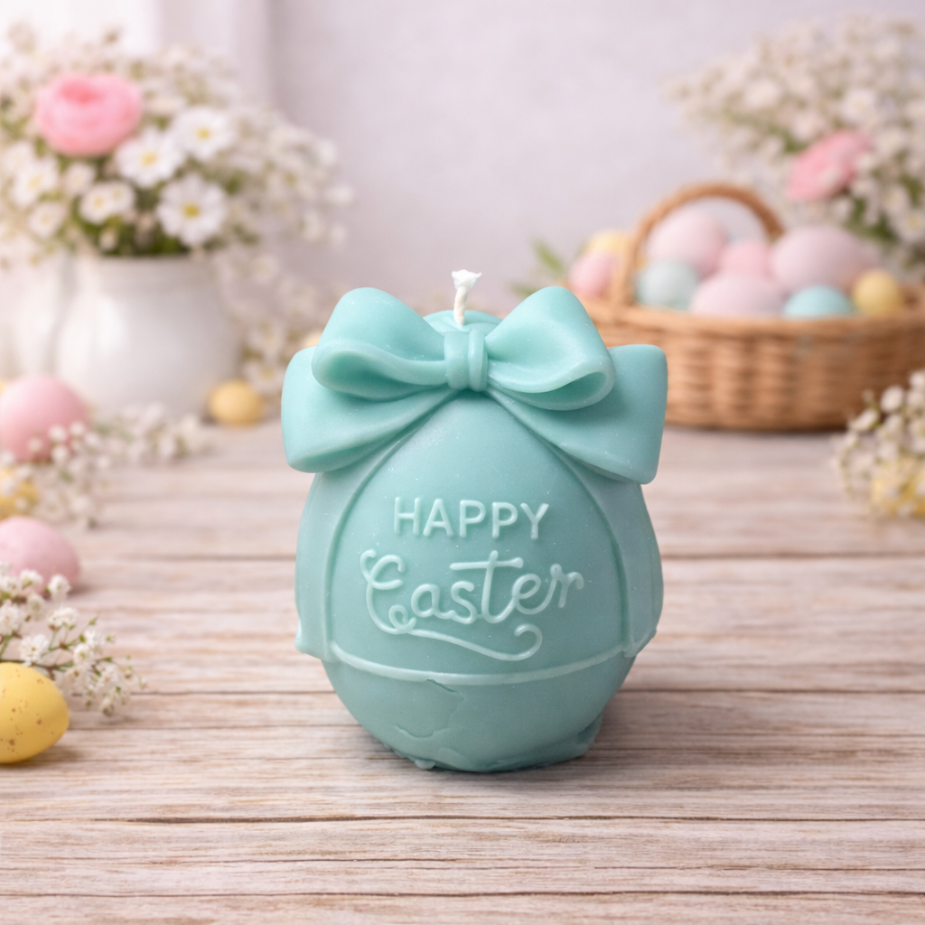 Oeuf de Pâques bleu