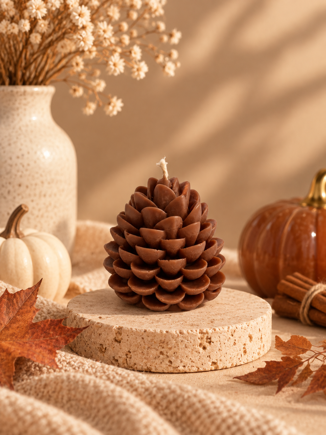 Bougie Pomme de pin – Parfum Sapin