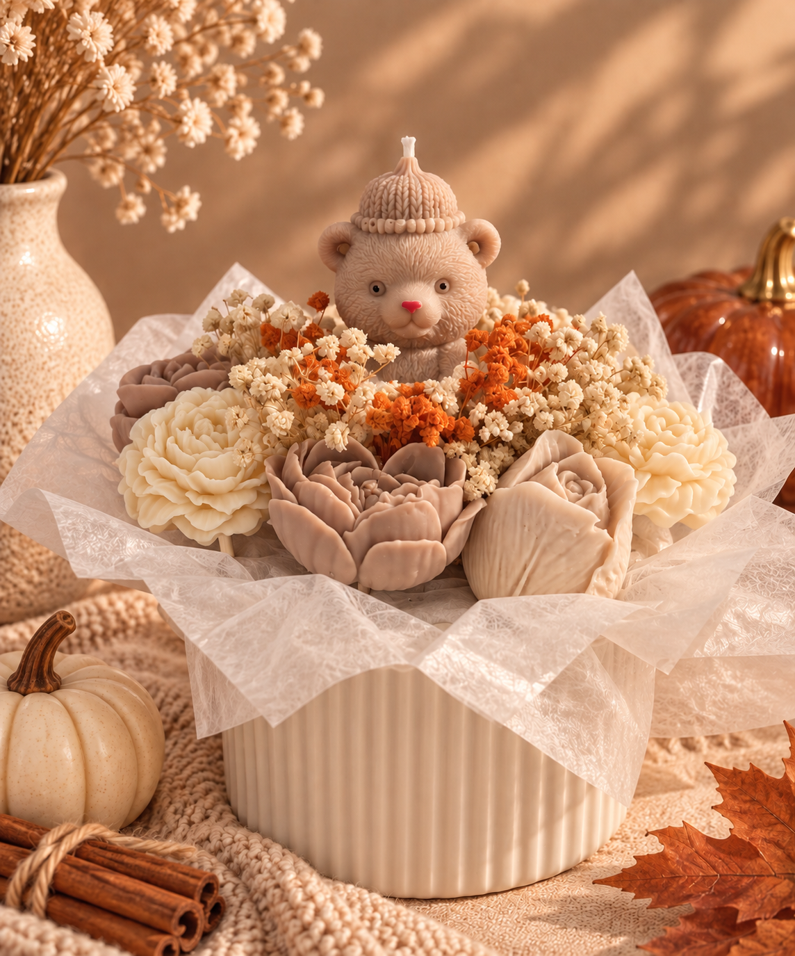 🧸 Composition de fondants – Parfum Vanille
