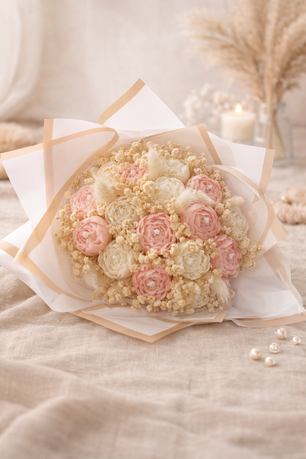 Bouquet de pivoines - Parfum pivoine