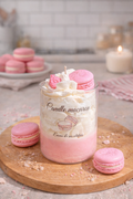 Bougie gourmande macaron