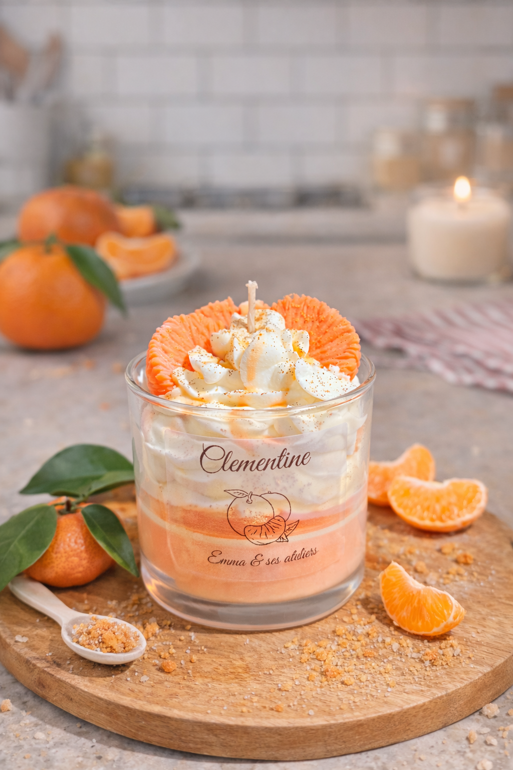 Bougie gourmande clémentine🍊