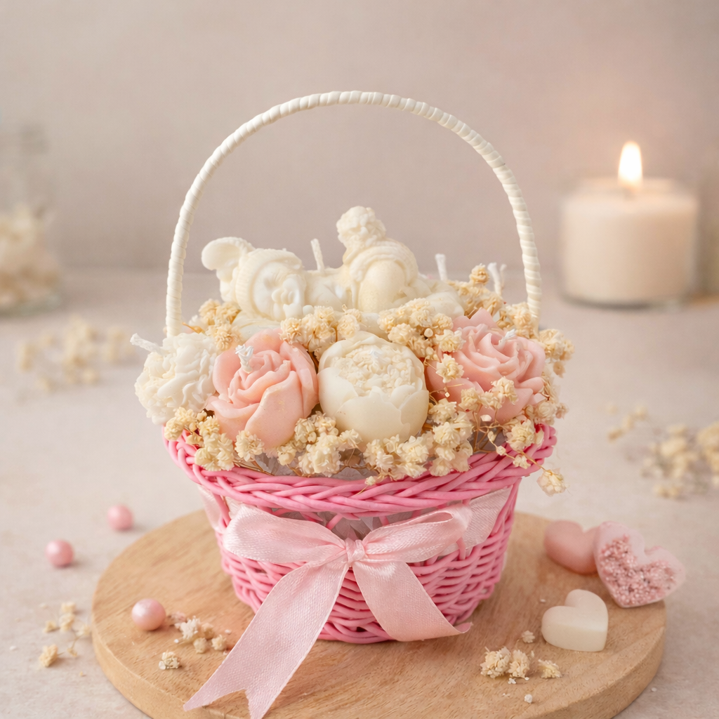 Panier baby shower - Parfum linge propre