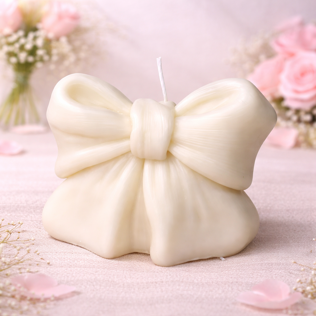 Bougie noeud - Parfum fleur de cerisier