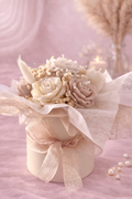 Pot de 9 bougies fleurs - Parfum fleur de coton