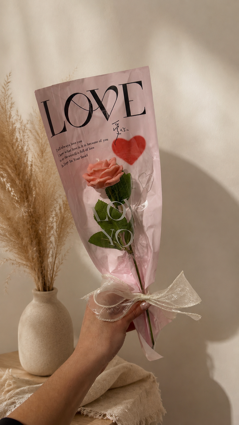 Rose individuelle - Parfum fleur d’amandier