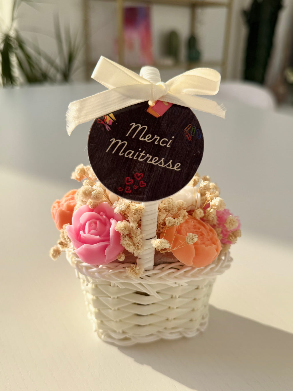 Panier merci Maitresse - Parfum vanille